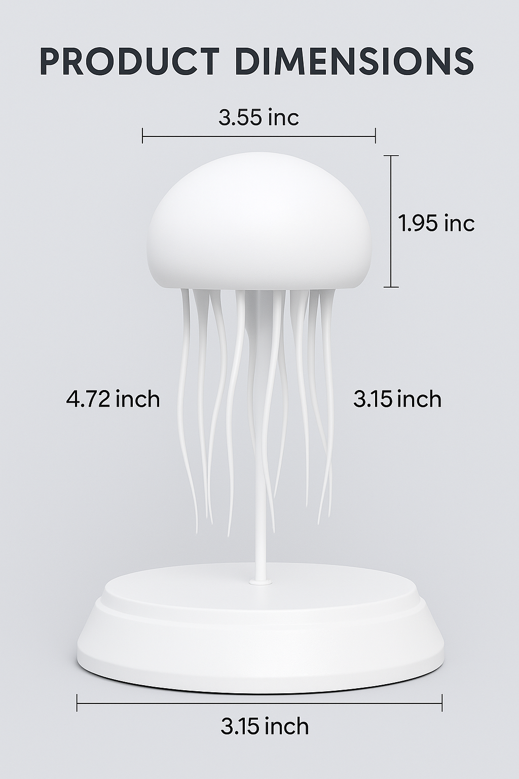 JELLYFISH LED LAMP 🌈