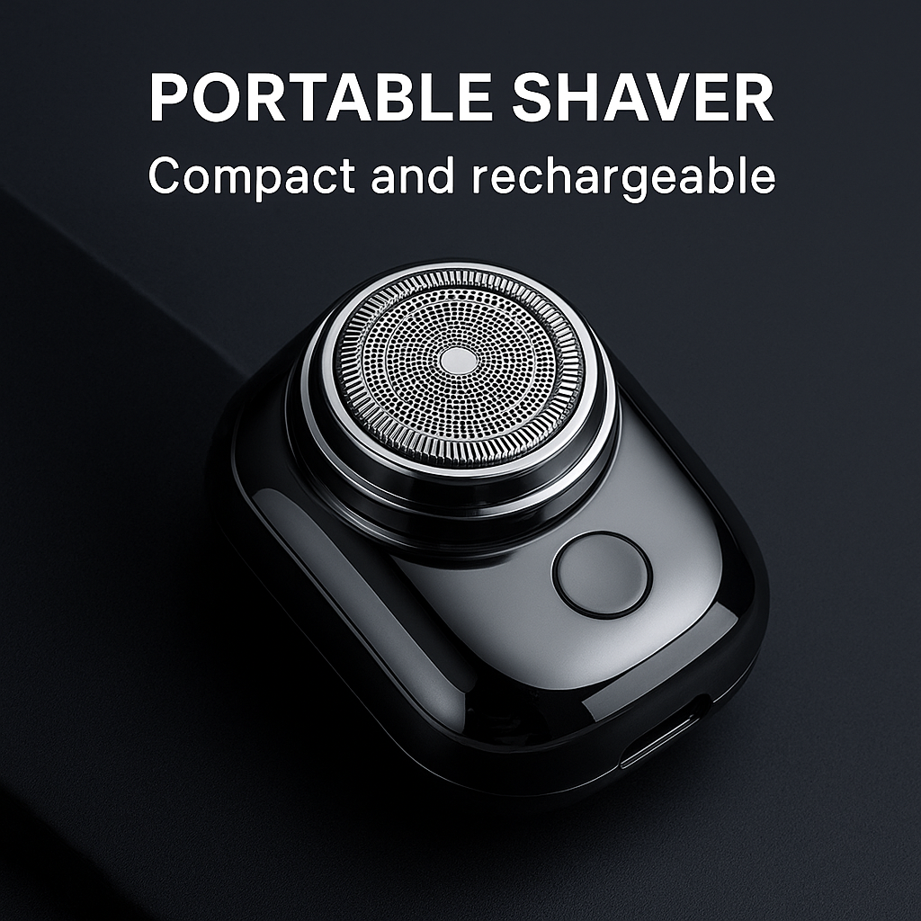 Mini Portable Electric Shaver – USB Rechargeable, Compact & Stylish