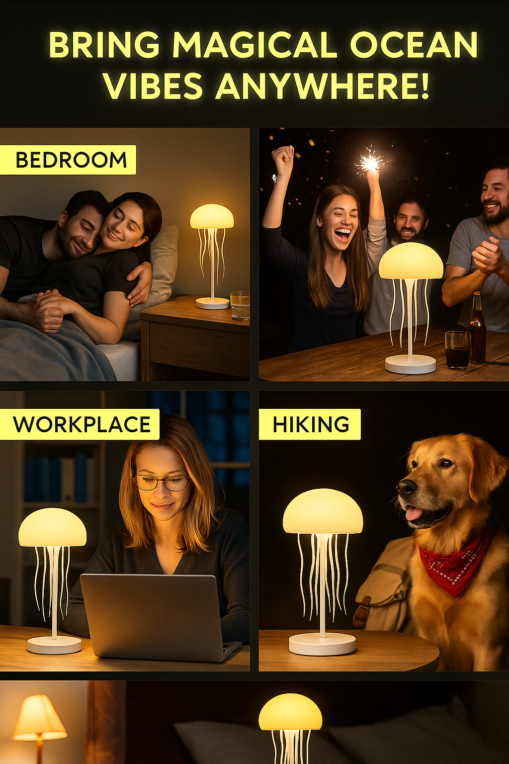 JELLYFISH LED LAMP 🌈