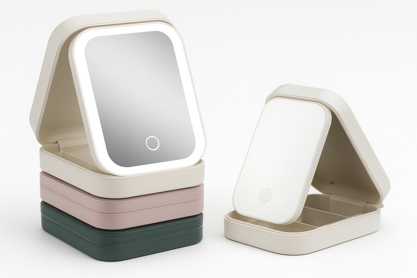 LED MAKEUP MIRROR CASE 💄