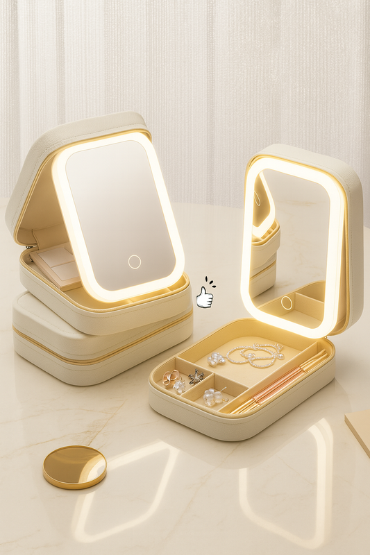 LED MAKEUP MIRROR CASE 💄